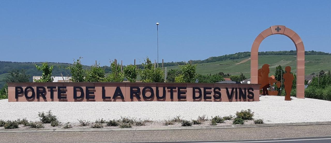 Suite Cocooning - Route Des Vins Bergbieten Bagian luar foto